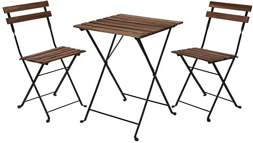 Bistroset 3-delig - hout en metaal
