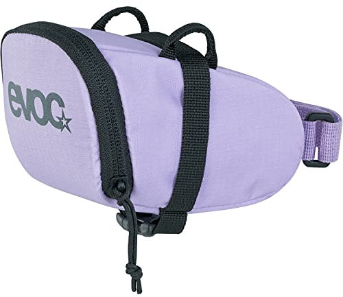 EVOC SEAT BAG Satteltasche für mehr Stauraum an der Sattelstütze (0,7l Fassungsvermögen, extrem leicht, schnelle Montage dank Schnallen, reflektierendes Logo, Fahrrad Zubehör), Mehrfarbig