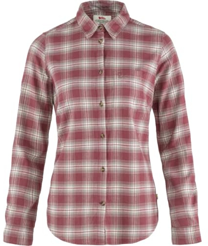 Fjällräven DA Övik Flannel Damen Hemd Langarm Freizeithemd Mesa Purple-Fog NEU rot