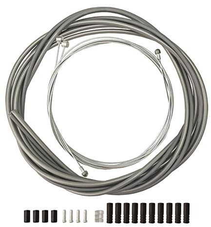 Dickly Kit Guaina Cavo Freno Bici Strumento di Riparazione Cambio Stradale, Grigio