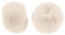MoreChioce Kunstpelz Manschetten, Faux Fuchspelz Manschetten Damen Kunstfell Armstulpen Winter Pulswärmer Winddichte Manschetten Flauschig Plüschmanschetten Pelz-Handwärmer,33cmx12cm Beige