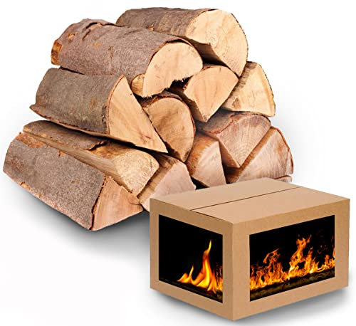 Kaminholz 410 Kg Brennholz Buche Trocken Ofen fertig Holzstück 25-33 cm Feuerholz für Kamin Grill Feuerschale
