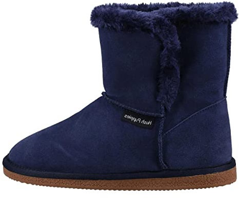 Hush Puppies Female Ashleigh Slipper Bootie, Navy, 3