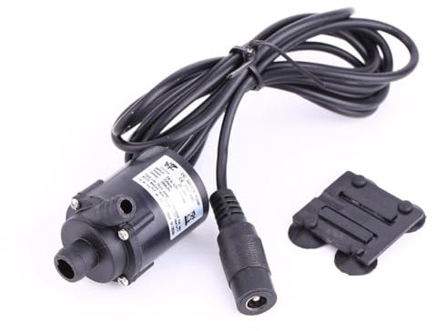 BOROCO Submersible Water Pump - DC 6V 12V Brushless Micro Motor Water Pump - 200L/M - Schwarz, Kunststoff - Tauchpumpe - 40g - 280l/Stunde - 2,2m - 6V DC - Wasserpumpe