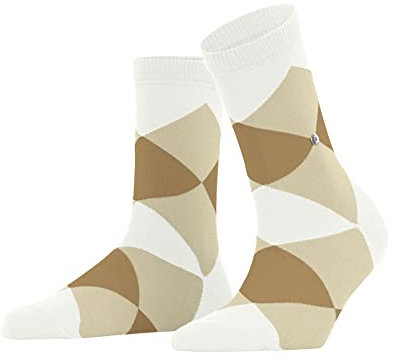 Burlington Bonnie W Sso coton fantaisie 1 paire, Chaussettes Femme, Blanc Off-White 2040, 36-41
