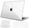 NPUOLS Custodia Protettiva per MacBook Air 13 Pollici Cover 2021 2020 2019 2018 Modello A2337(M1) A2179 A1932, Cristallo Rigide Custodia e Ultra Sottile TPU UE Tastiera Cover (A2337 A2179)