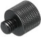 sourcing map Mic Stand Adapter 3/8 Female to M8 Male Camera Screw Thread Adapter for Microphone Tripod Stand Black