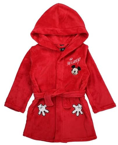 Disney Jungen Dis MFB 52409902 S1 Bademantel, Rouge, 6/8A