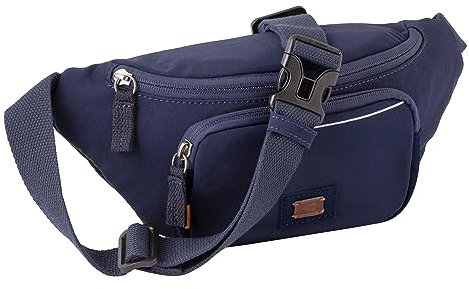 camel active City Herren Gürteltasche Bauchtasche Klein Blau