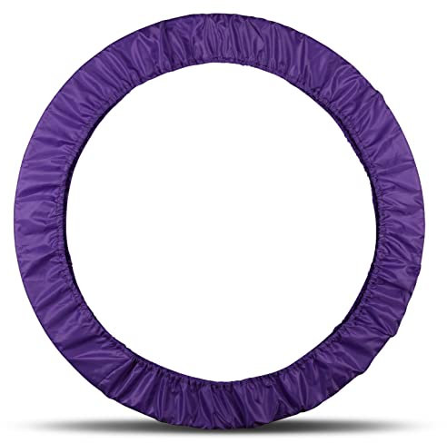 DRUNA Portacerchi Custodia per Cerchio Ginnastica Ritmica Indigo | Taglia Universale 60-90 cm | Ideale per Gare e Allenamenti (Viola)