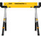 TOUGH MASTER Saw Horse 9-Position Height Adjustable Heavy Duty Steel Workbench 62-82cm Supports up to 590 kg Folding Saw with Anti-Slip Top & Handle Sawhorse for Contractors, Carpenters, DIY