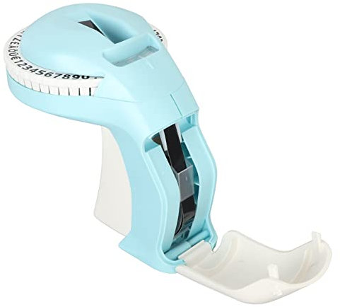 Prägeetikettenhersteller, Etikettiermaschine, Zeichen, Preis, Schneideplotter für 3D für den DIY-Druck, Prägecodiermaschine, 47 600 DPI Druckpräzision, Druckprägegeräte (Blau)