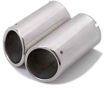 Auspuffblende Blenden Für VW Für Touran (Zweite Generation) 2016 2017 2018 2019 2020 2021 2022 Auto-Endauspuff-Endrohr-Hinterschalldämpferspitze Endrohrblenden