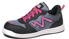 Scarpa da Lavoro Antinfortunistica - ESD - Fondo Lady - S1PS (Pretty Low Ceylon S1PS Rosa, 37)