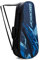 HUNDRED Metro Pack Badminton Kit-Bag (Navy, Large) | Unisex | Material: Polyester | 3 Spacious Compartments | Double Zipper Closure