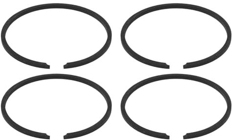 EMSea 4 Pezzi Set di Fasce Elastiche per Pistone da Compatibile con Cilindro FS160, Accessori per Motosega, Tagliaerba, Aeromobili Agricoli Nero 35x1,5 mm