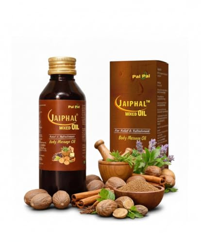 NATUREGURU Nutmeg Oil Jaiphal Oil for Joint Pain, Natural Remedies for Arthritis, Sciatica, Pain Relief Oil for Joints and Muscles Sports Massage Deep Tissue 100ml (1)