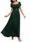 Wedtrend Abendkleid Elegant Standesamt Kleider Braut Langes Kleid Damen Chiffonkleider Damen RWT0301 DarkGreen XL