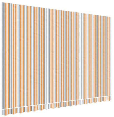 vidaXL Tela de Repuesto de toldo Rayas de Colores 4,5x3 m