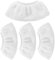KEEPOW 4-Pack Compatible with Karcher Steam Cleaner Accessories, Handheld Nozzle Pads for Karcher SC 1 SC 2 SC 3 SC 4 SC 5 (For Karcher Hand Nozzle)