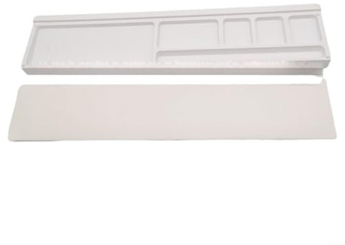 Schreibtisch-Organizer, Tastatur-Handgelenkauflage, Handgelenkpolster, Schutz, Bürozubehör (weiß)
