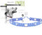 Ganzoo EM Keramik Hunde-Halsband/Paracord 550 Halsband mit Zier-Perlen und EM Tubes/EM Pipes/Größe M 43-51 cm/Dog Collar/verstellbar mit Kordelstopper/Farbe Bavaria