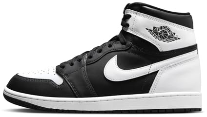 NIKE Air Jordan 1 Retro High OG Men's Trainers Sneakers DZ5485 (Black/White 010) UK 9 (EU 44)