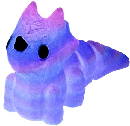 Triceratops bedruckt | Kleine Dinosaurier-Figuren Fidget Toy – kleine Tierfiguren von Triceratops für Kinder, niedliches leuchtendes Dinosaurier-Spielzeug für Jungen und Mädchen zu Hause