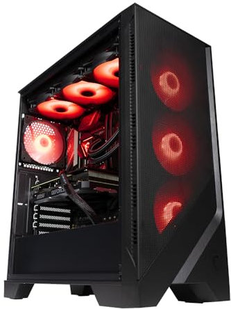 BREUNOR DOMINUS - PC Gaming Ryzen 7 9800X3D 8 Core fino a 5.20GHz, RTX 5070Ti 16Gb, SSD NVMe 1000Gb, RAM 32GB DDR5 6000MHz, Dissipatore a liquido 360mm, Windows 11 Pro, Pc da gaming