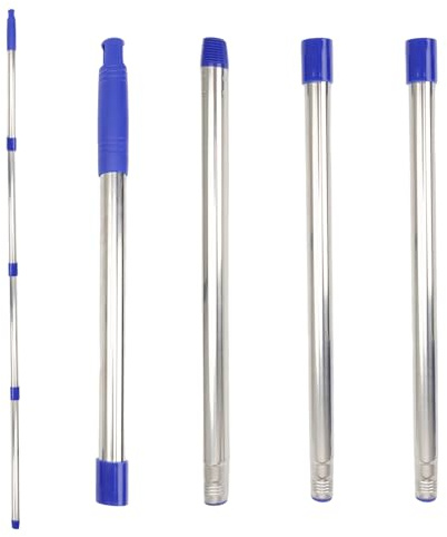 AMONENZ Manico Scopa, Manico Telescopico, con Manico in PP, per Tergicristalli per Finestre, Spazzole per Pavimenti e Rulli per Verniciatura