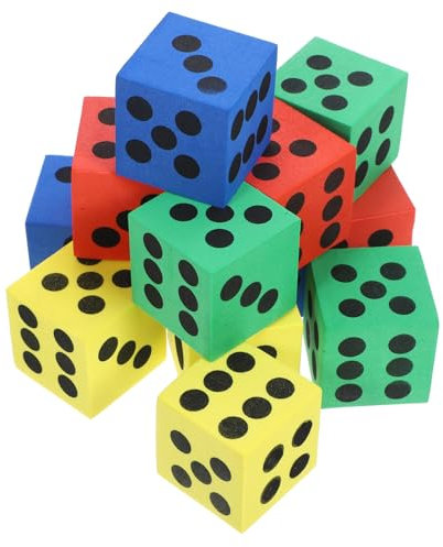 Milisten Stück Jumbo Würfelspielzeug Farbenfrohes Lernspielzeug für Partys und Bildungsspiel Sichere Schaumstoffwürfel für Unvergesslichen Spielspaß