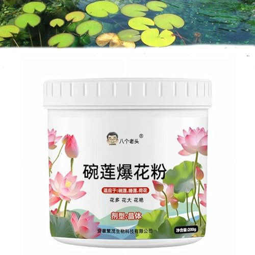 Aquatic Plant Fertilizer,200g Aquarium Plant Fertilizer,Effective Growth Lotus Foods, Lotus Nutrients for Bowl Lotus, Water Lily, Lotus