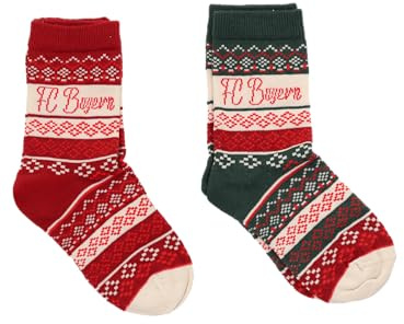 FC Bayern München | Socken 2er-Set Winter | Kinder | Mehrfarbig
