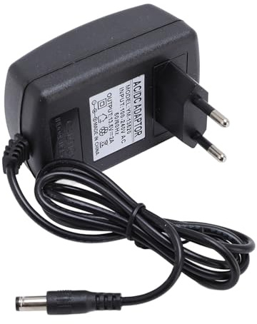 Jectse Adattatore di Alimentazione 13,5 V 2 A, con Cavo di Ricarica per Porta 5,5 X 2,5 Mm, Dotato di Protezioni Essenziali, per Commutatore di Altoparlanti con Schermo di (Spina europea)