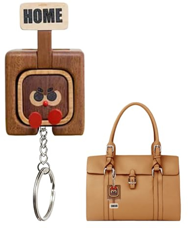 Bleistiftetasche Für Stifte Magnetischer Schlüsselhalter Aus Holz