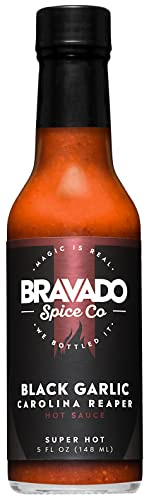 Bravado Spice Black Garlic Carolina Reaper Hot Sauce 148ml