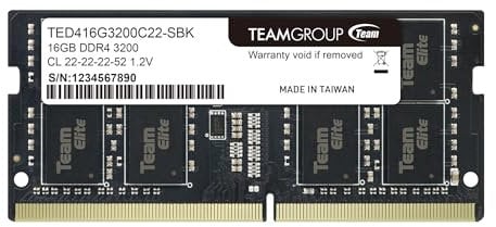 Memoria SODIMM DDR4 3200 16GB C22 Team Elite