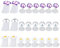 MILISTEN Silicone Toe Separators for Feet Nail Polish Pedicure Flower Toe Spacers Polish Guards Pedicures Nail Art Tools 24pcs