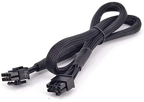 ZAHARA Câble d'alimentation 8 broches vers CPU (4+4) pour C-orsair Série RM-x RM1000x RM850x RM750X RM650x RM550x /CX-M Série CX430M CX450M CX600M CX750M 60cm