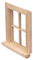 Balacoo Puppenhaus Fenster: Holz DIY Basteln 1: 12 Puppenhaus Holzfenster - Miniatur Möbel Modell Spielzeug Für Weihnachtsszene Feengarten Dekoration