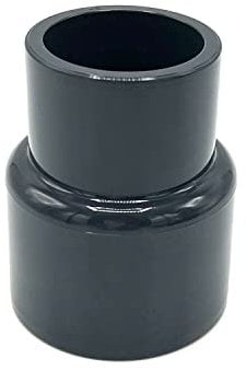 PVC Reduziermuffe I 63/50 mm x 40 mm I Reduktion/Reduzierung I PVC-Rohrmuffe mit 2-Anschlüssen I Schlauchadapter I Rohr-Verbindungsstück für PVC-Rohre und PVC-Fittinge I bm209