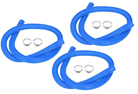 AOZU Manguera de Piscina, Manguera de Bomba de Piscina Exterior de plástico Resistente al Desgaste de 3 Juegos