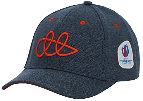 Macron Cap für Erwachsene, Rugby Saint-Etienne World Cup 2023, offiziell, blau, One size