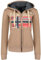 Geographical Norway Farlotte Lady - Felpa Donna Zip Hoodie Tasche - Pile Donna Maglione Manica Lunga Giacca Cappuccio - Abito Ideale Primavera Estate Autunno Inverno Stagione (Talpa S)