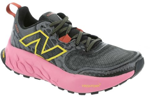 New Balance Fresh Foam X Hierro V8, Scarpe da Trekking Donna, Nero Vero Rosa Zenzero Limone, 41 EU