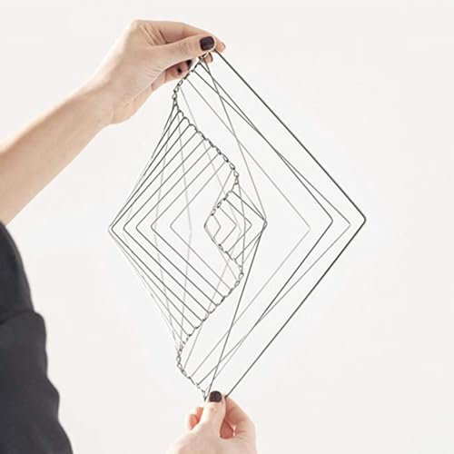 Yawdil Quadratische Welle Das faszinierende kinetische Wind Spinner Square Wave und Magnetic Stand Sensory Tool EDC Math Autism ADHS Spielzeug zur Stress-und Angst linderung für Kinder Erwachsene