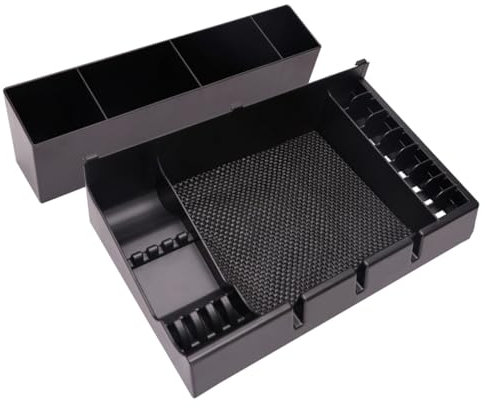 Angoily Organiseur De Tondeuses à Cheveux Avec Plateau De Rangement Pour Outils De Coiffure Boîte De Protection Pour Tondeuses Et Accessoires