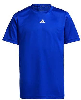 adidas Unisex Kids Train Essentials Logo Regular Fit Kids T-Shirt Lucid Blue/White 140