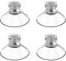 BFLKY 4/10pcs Glass Suction Cup 40mm Clear PVC Sucker Pads Hooks For Extra Strong Adhesive Window Holder For Kitchen H
