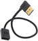 PIIHUSW Right Angle Displayport 1.4 Extension Cable, 90 Degree DP Male to Female Cable (8K/60Hz, 4k/144Hz), Short Display Port 32.4Gbps for Gaming Monitor, TV, PC, Laptop (Left)